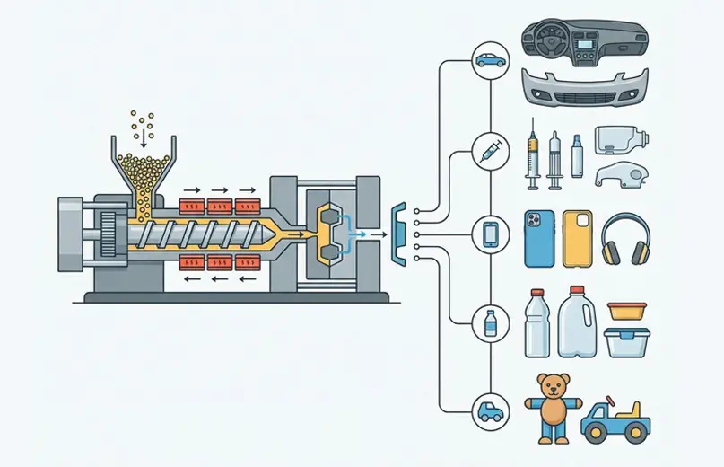 Plastik Kalıp Enjeksiyon Nedir? Üretim Süreci ve Uygulama Alanları